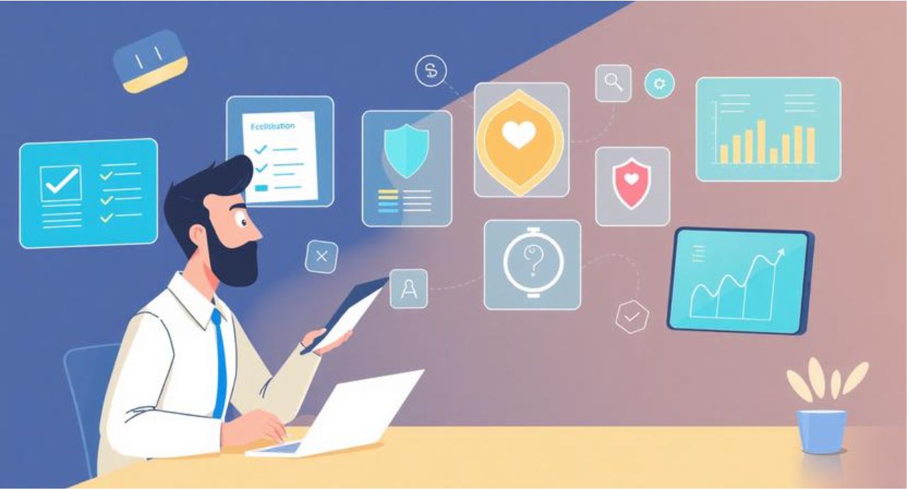 Business owner comparing AI tools based on pricing, features, security, and scalability.