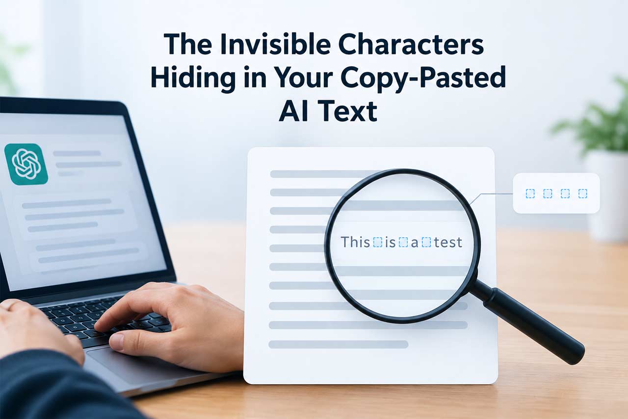 The Invisible Characters Hiding in Your Copy-Pasted AI Text