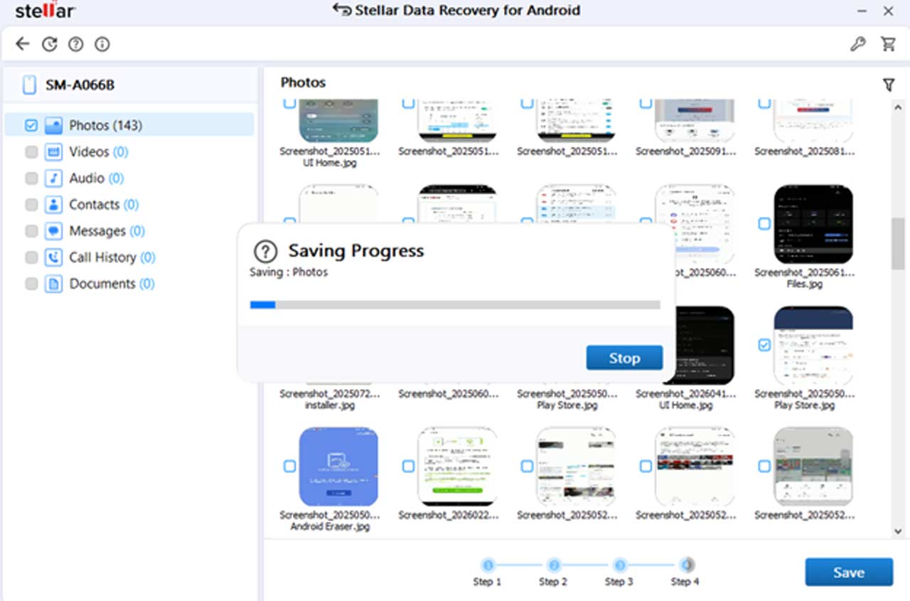 Follow the recovery instructions if the files are available